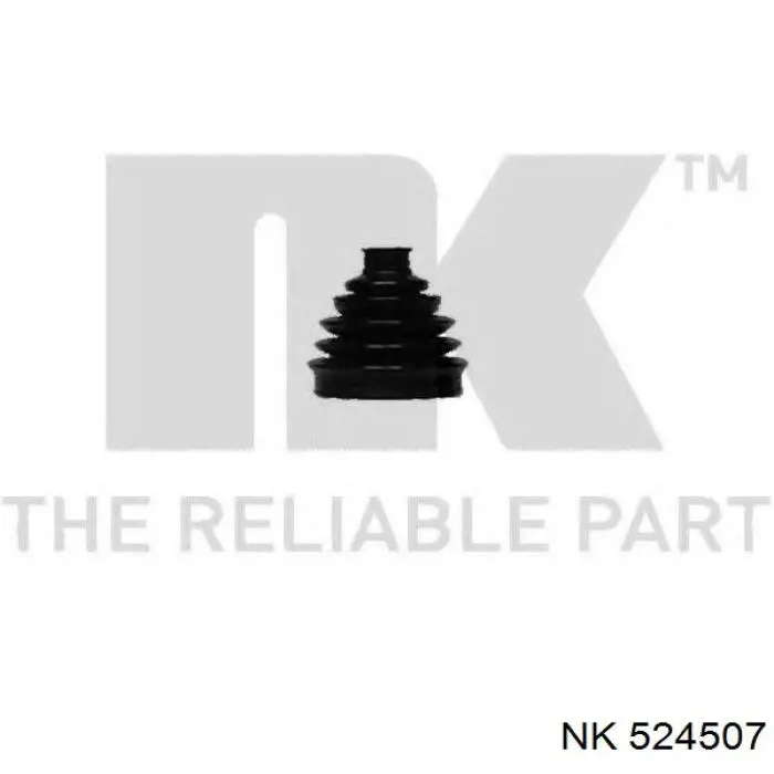 Пыльник шарнира угловых скоростей внутренний передний NK 524507 цена, от 6.81 USD