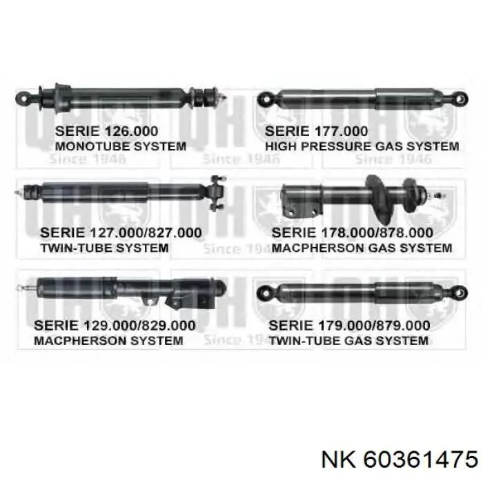 Купить 101306 Sachs Амортизатор передней подвески