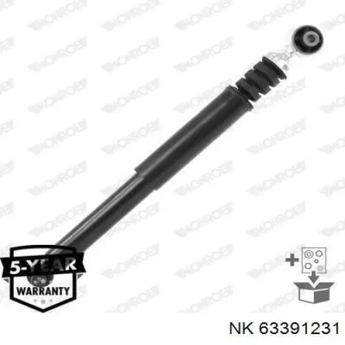 Стойка амортизатора задняя NK 63391231 цена, от 43.42 USD