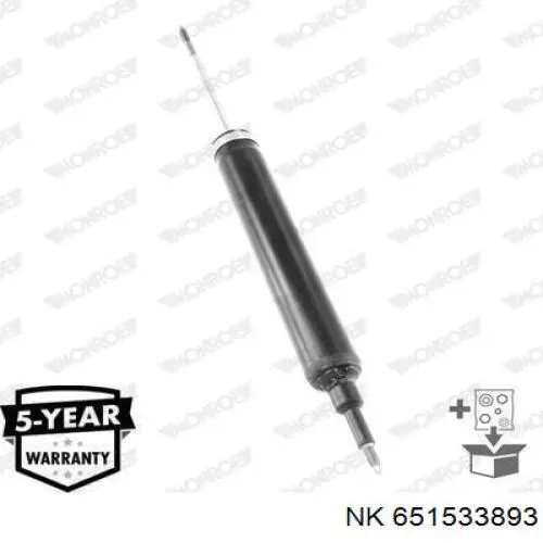 Стойка амортизатора задняя NK 651533893 цена, от 27.40 USD