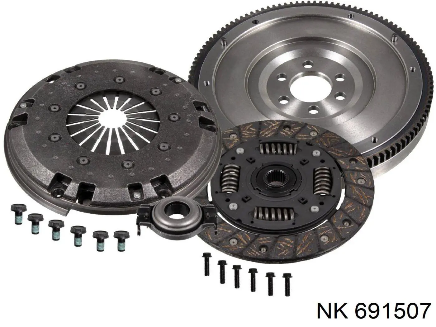691507 NK pára-choque (grade de proteção de amortecedor traseiro + bota de proteção)