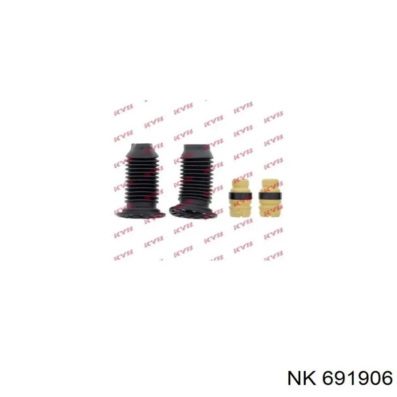 Буфер (отбойник) амортизатора переднего + пыльник NK 691906