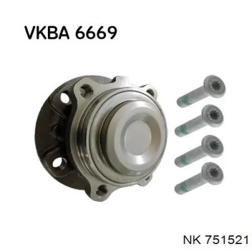 Передняя ступица 751521 NK