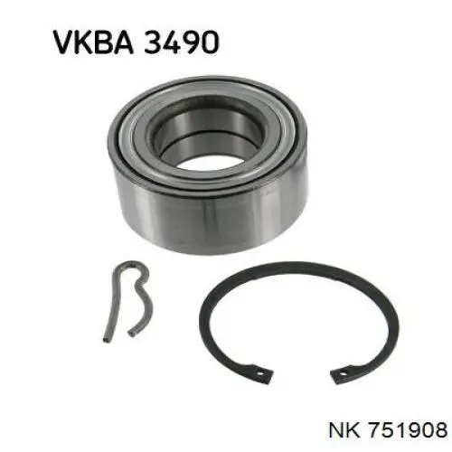Комплект подшипника ступицы колеса NK 751908 цена, от 24.20 USD