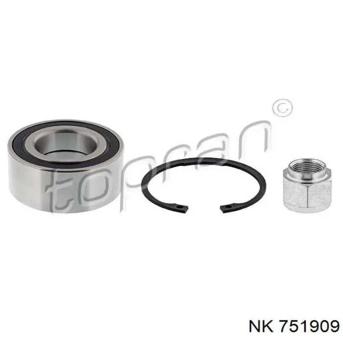 Купить 751909 NK Подшипник передней ступицы