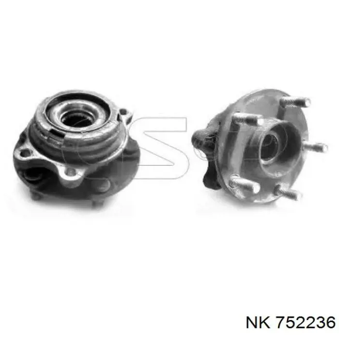Ступицы передних колес NK 752236 цена, от 69.58 USD