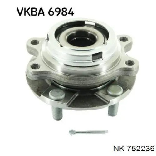 Купить 752236 NK Ступица переднего колеса