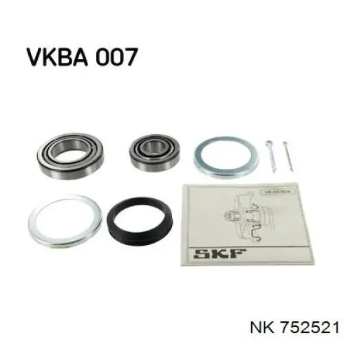 Купить 752521 NK Подшипник передней ступицы