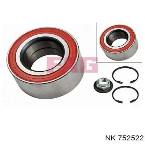 Купить 752522 NK Подшипник передней ступицы