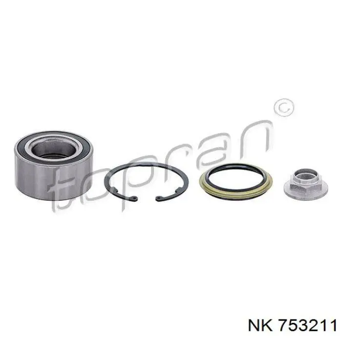 Комплект подшипника ступицы колеса NK 753211 цена, от 21.84 USD