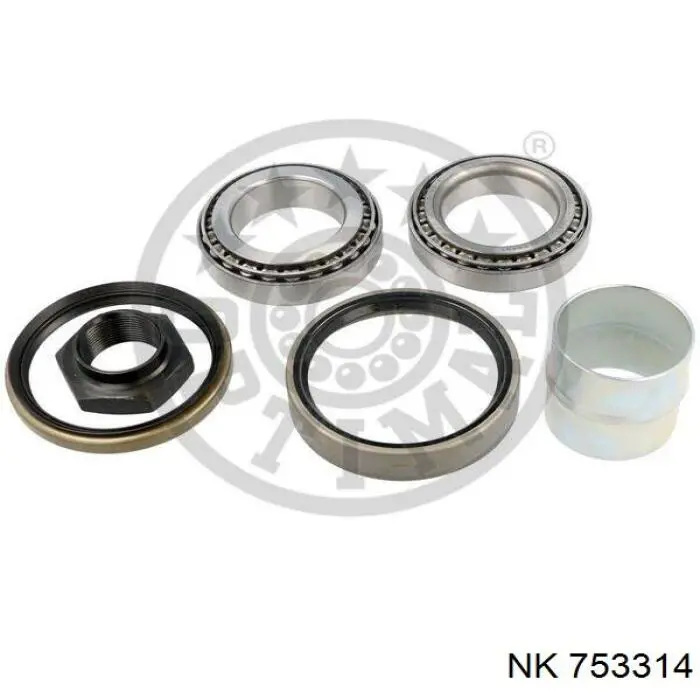 Комплект подшипника ступицы колеса NK 753314 цена, от 27.71 USD