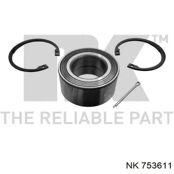 Купить 753611 NK Подшипник передней ступицы