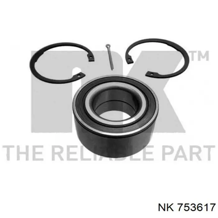 Cojinete de rueda delantero 753617 NK