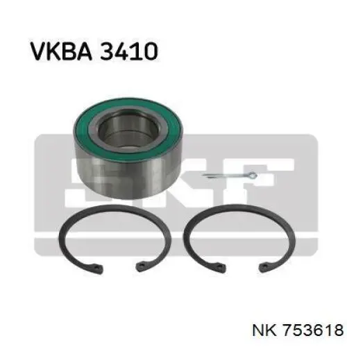 Ступичный подшипник передний NK 753618