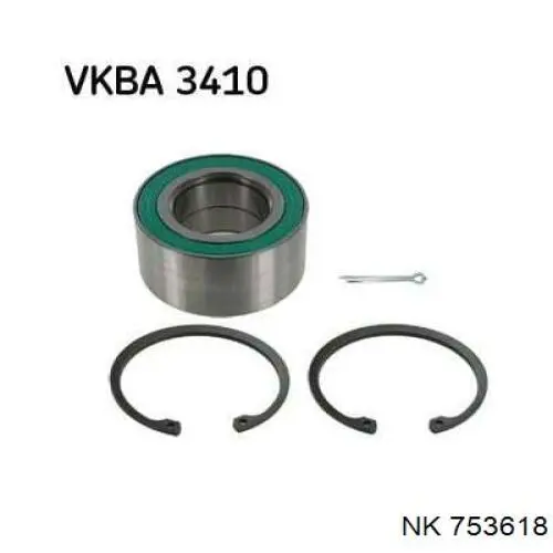 Комплект подшипника ступицы колеса NK 753618 цена, от 15.75 USD
