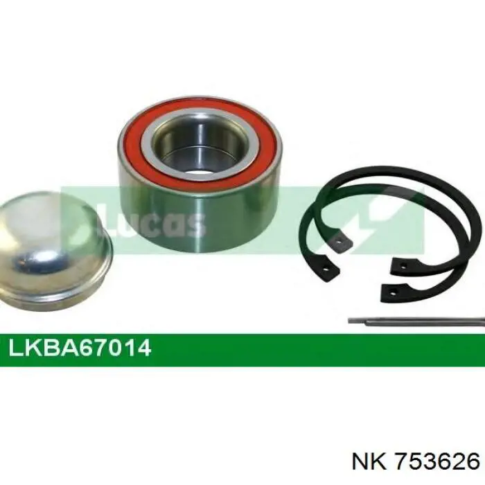753626 NK Подшипник ступицы передней
