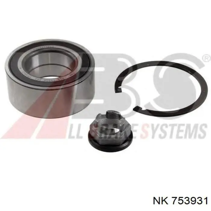 Комплект подшипника ступицы колеса NK 753931 цена, от 50.86 USD