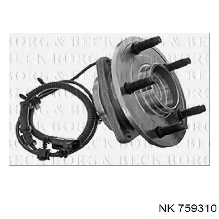 759310 NK Ступица колеса передняя