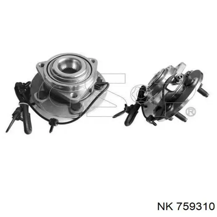 Ступица (передняя) NK 759310