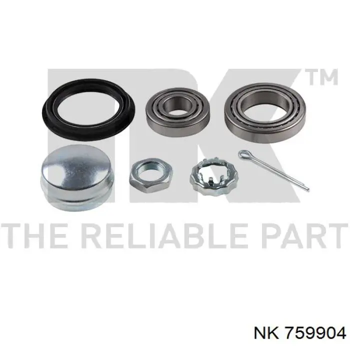 Подшипники задней ступицы NK 759904 цена, от 8.60 USD