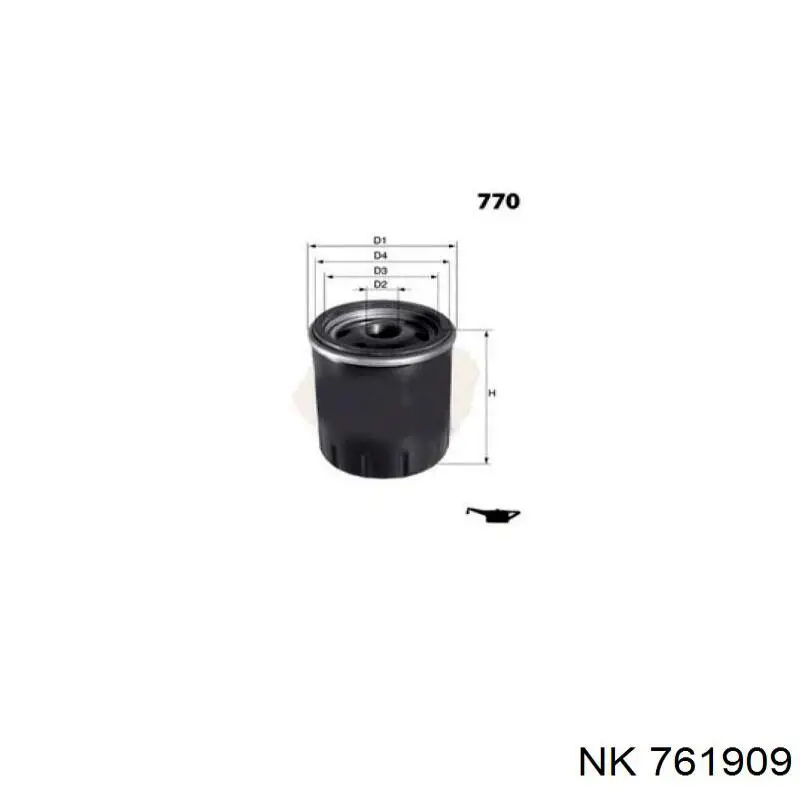 Купить 761909 NK Задняя шпиндель