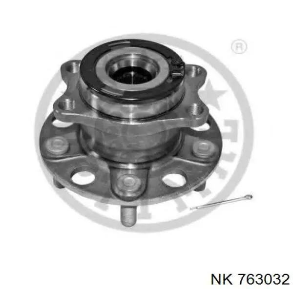 Cubo de rueda trasero 763032 NK