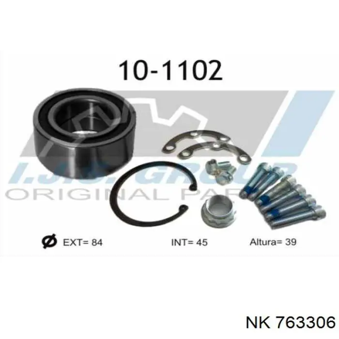 Подшипник задней ступицы 763306 NK