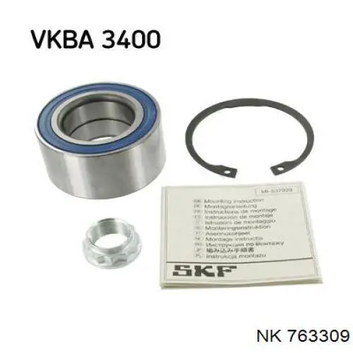 Подшипники задней ступицы NK 763309 цена, от 20.81 USD