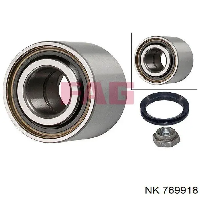 Подшипники задней ступицы NK 769918 цена, от 11.64 USD