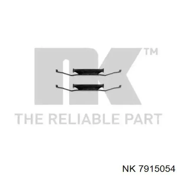 7915054 NK комплект пружинок крепления дисковых колодок передних