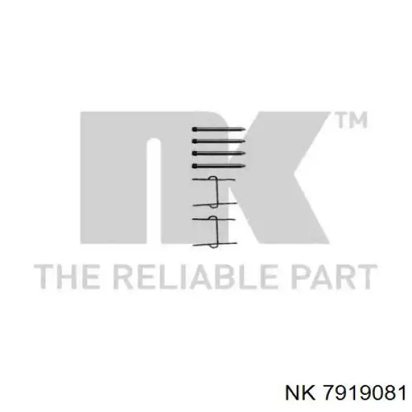 Ремкомплект тормозных колодок NK 7919081