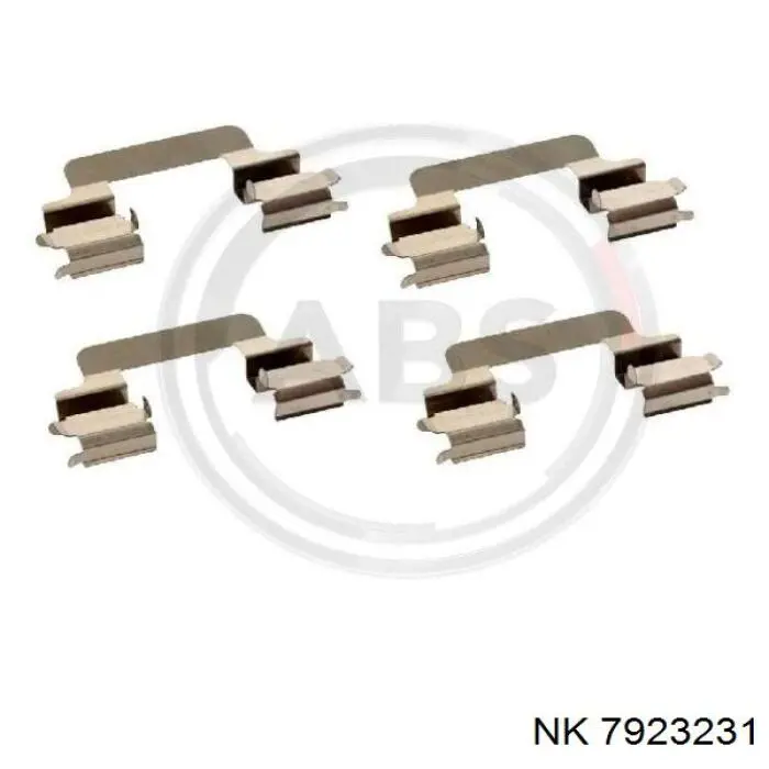 Купить 7923231 NK Комплект пружинок крепления дисковых колодок задних