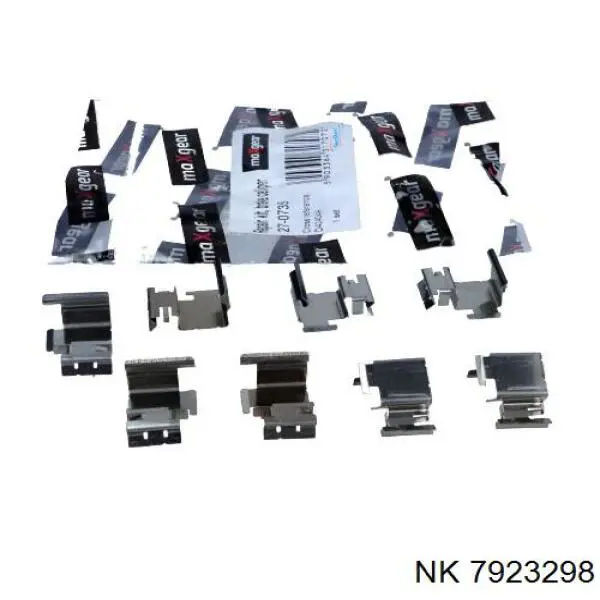Комплект пружинок крепления дисковых колодок задних NK 7923298 цена, от 4.62 USD