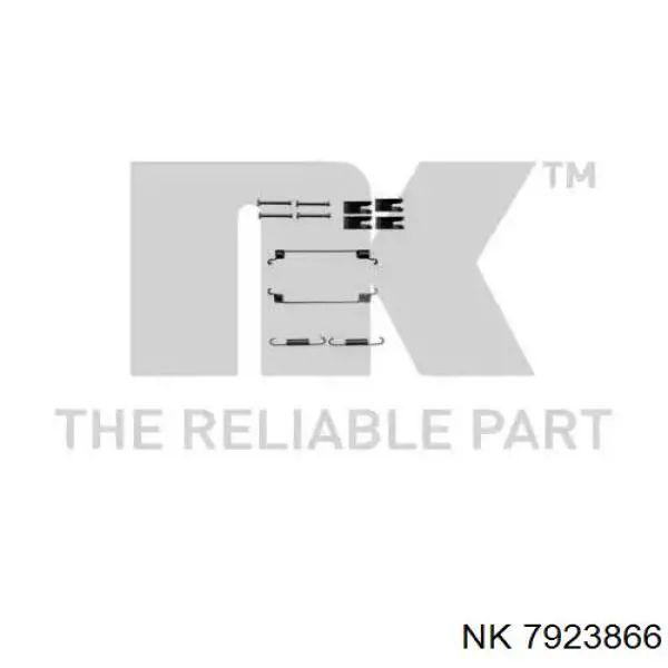 Пружина прижимная задних барабанных колодок 7923866 NK