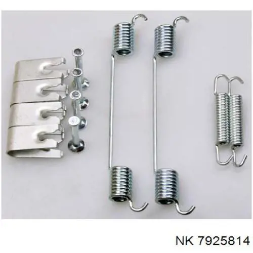 Установочный комплект задних барабанных колодок NK 7925814 цена, от 4.38 USD