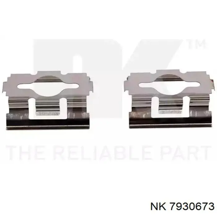 Комплект пружинок крепления дисковых колодок задних NK 7930673 цена, от 4.83 USD