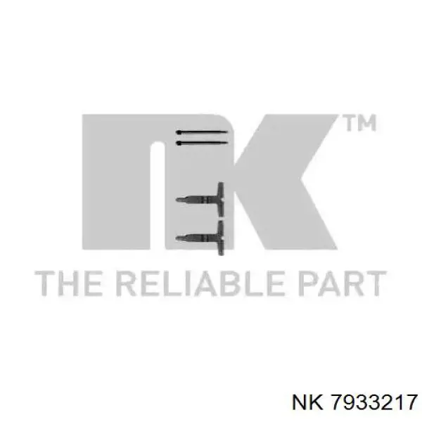 Ремкомплект тормозных колодок NK 7933217