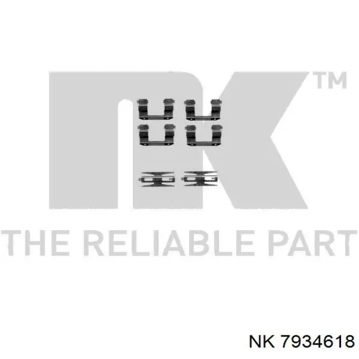Купить 901618 Frenkit Комплект пружинок крепления дисковых колодок передних