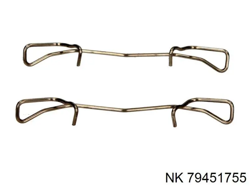 Комплект пружинок крепления дисковых колодок задних NK 79451755 цена, от 4.22 USD