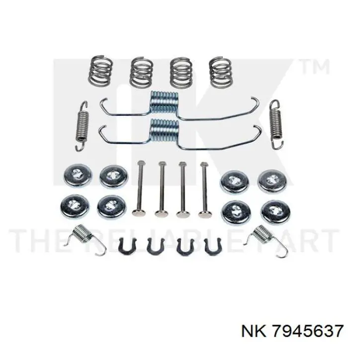 Купить 0494205010 Toyota Монтажный комплект задних барабанных колодок