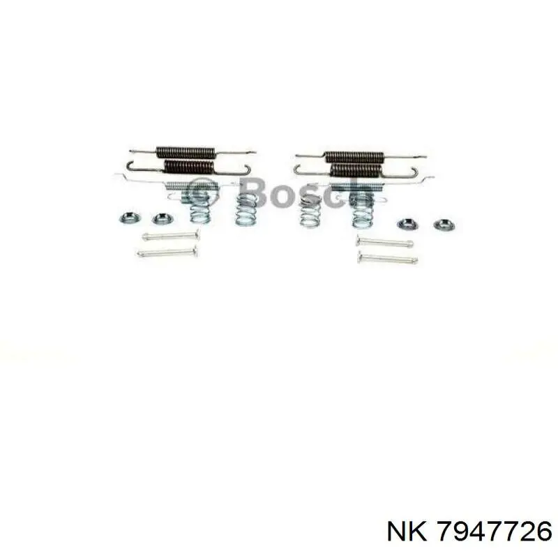 Установочный комплект задних барабанных колодок NK 7947726 цена, от 8.06 USD