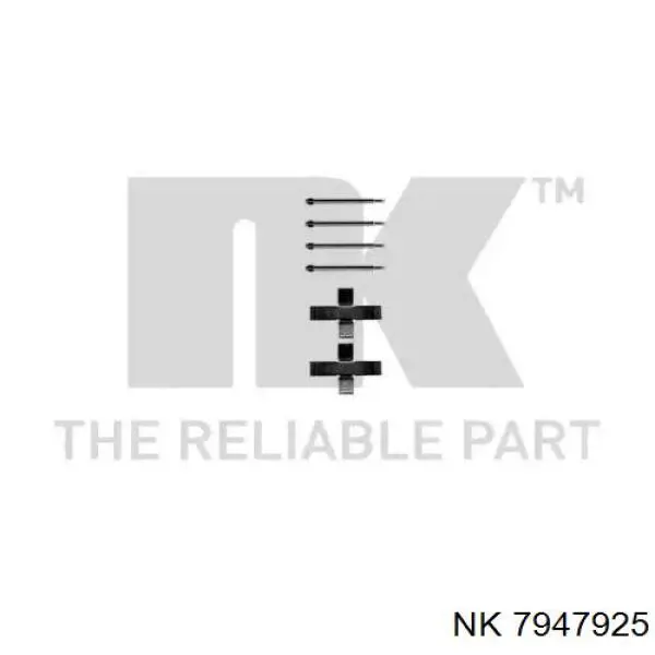 Ремкомплект суппорта тормозного переднего NK 7947925