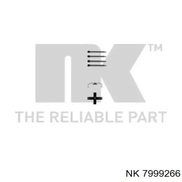 Ремкомплект тормозных колодок NK 7999266