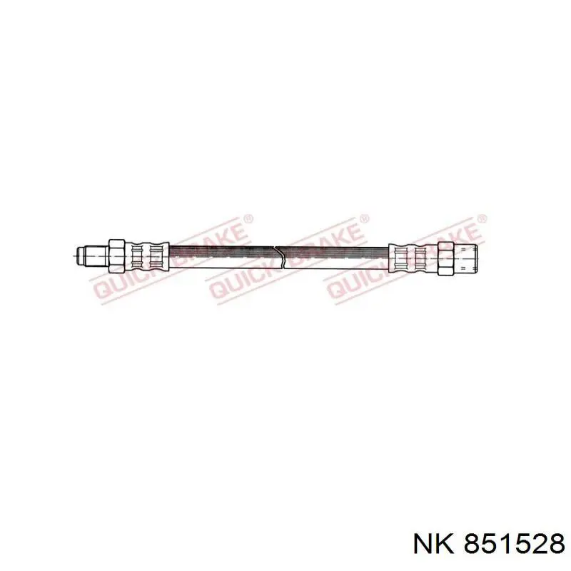 Шланг тормозной задний правый 851528 NK