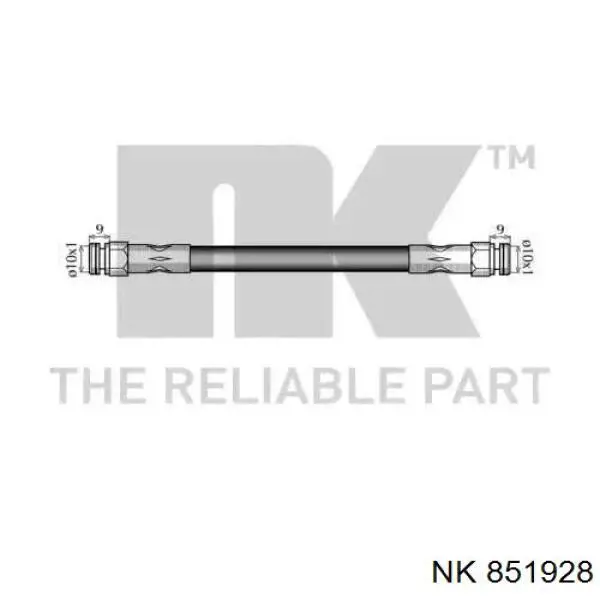 Задний тормозной шланг 851928 NK