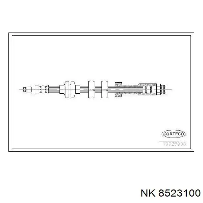 Тормозной шланг NK 8523100 цена, от 6.52 USD