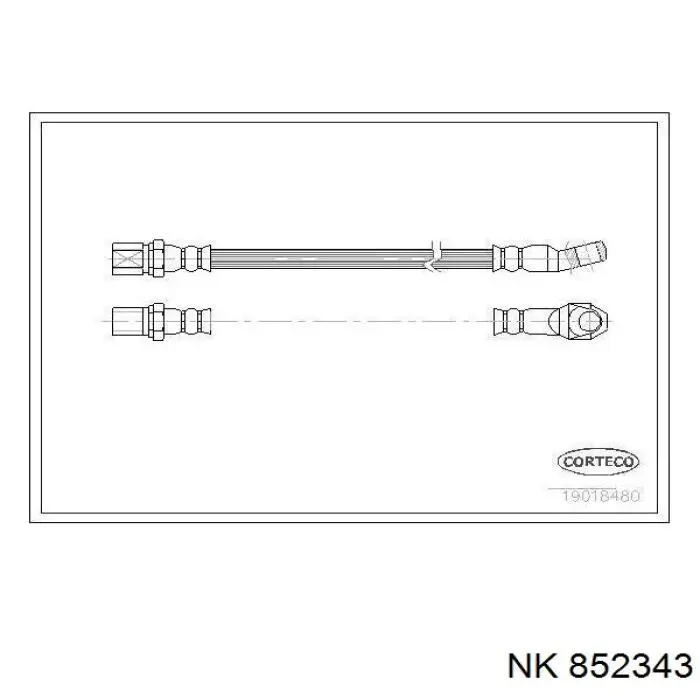 Купить Шланг тормозной передний Ваз 2104  