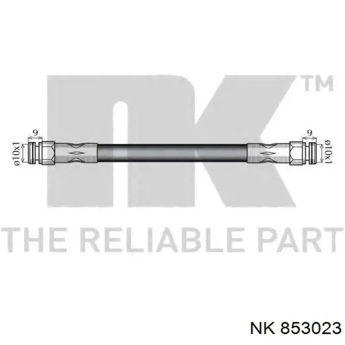 Купить 853023 NK Шланг тормозной передний