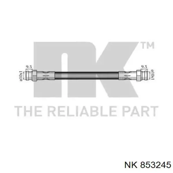 Шланг тормозной задний правый 853245 NK