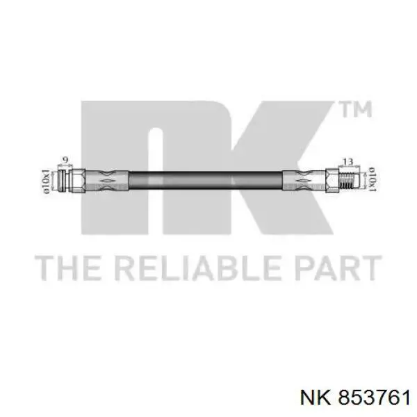 Шланг тормозной передний NK 853761 цена, от 10.75 USD